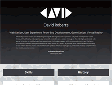 Tablet Screenshot of davidrobertsdesign.com